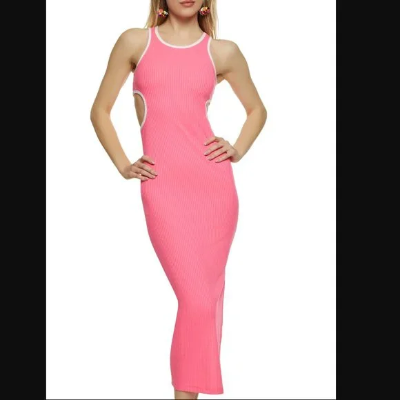 strapless open back dress Here for The Fun Mini Dress main image 0